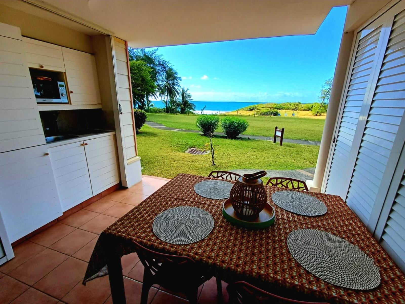 Studio Ti Karanbol Rdc Vue Mer Dans Residence De Tourisme Sainte-Anne  Eksteriør bilde